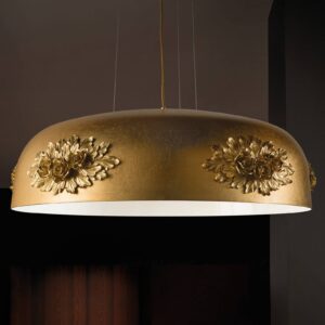 Svítidlo Masiero pozlátko hlink/křišťálové sklo