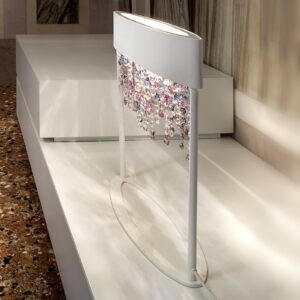 Svítidlo Masiero bílá/multicolour kov/sklo