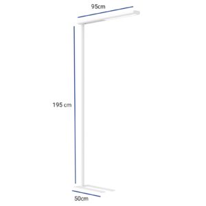 Svítidlo Maul bílá hliník/ocel