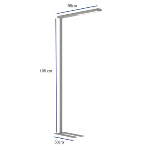 Svítidlo Maul stříbrná hliník/ocel