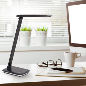 Svítidlo Maul černá plast/hliník eloxovaný