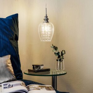 Svítidlo Maytoni nikl/průhledná kov/hutní sklo/křišťál