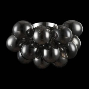 Svítidlo Maytoni nikl/kouřové sklo kov/sklo