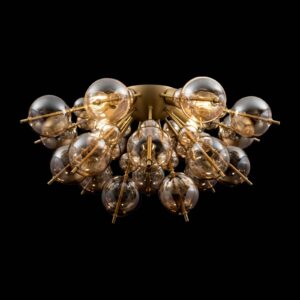 Svítidlo Maytoni mosaz/jantarová kov/sklo