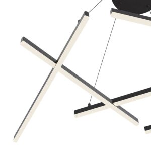 Svítidlo Maytoni černá/bílá hliník/akryl