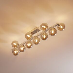 Svítidlo Maytoni chrom/kouřově šedá kov/sklo