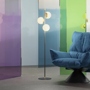 Svítidlo Maytoni zlatý/černý/bílý kov/sklo