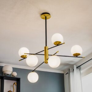 Svítidlo Maytoni matná zlatá/černá/bílá kov