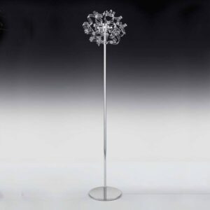 Svítidlo Metallux čirá/chrom kov/sklo