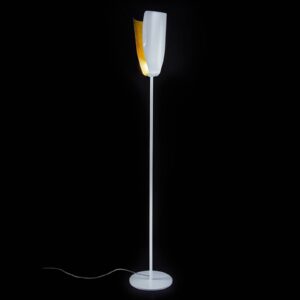 Svítidlo Metallux bílá/pozlátko kov/pozlátko