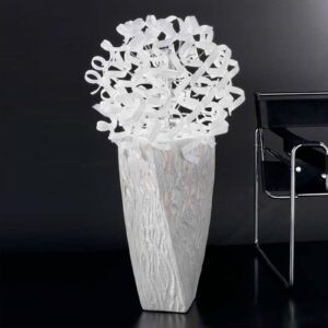 Svítidlo Metallux bílá/chrom kov/sklo