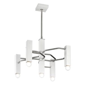 Svítidlo Metallux niklová matná/bílá železo