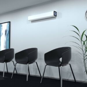 Svítidlo MiKi...der Mikroorganismen-Killer! matná bílá hliník