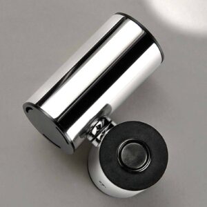 Svítidlo Milan Iluminación chrom/černý leštěná nerezová ocel/hliník