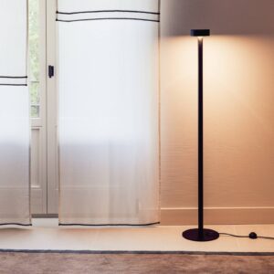 Svítidlo Milan Iluminación matná černá (RAL9005)/opálová hliník/ocel/plast