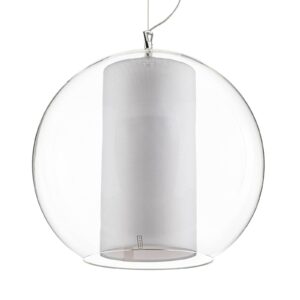 Svítidlo Modo Luce bílé kov/PMMA/Textil