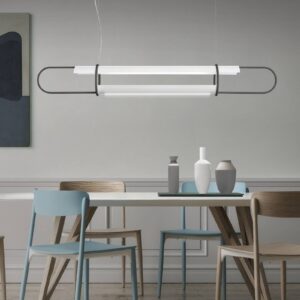 Svítidlo Modo Luce šedá/bílá kov/polykarbonát