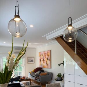 Svítidlo Modo Luce kouřově šedá/černá PMMA/kov