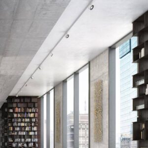 Svítidlo Molto Luce matná bílá/adaptér chrom hliník