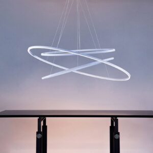 Svítidlo NEMO leštěný hliník/opálově bílá hliník/metakrylát