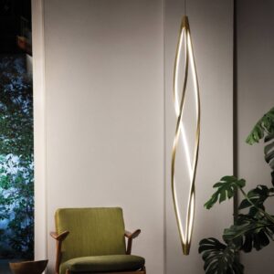 Svítidlo NEMO zlatě lakované hliník/plast