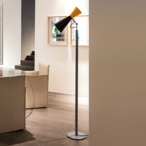 Svítidlo NEMO černá/žlutá hliník/ocel