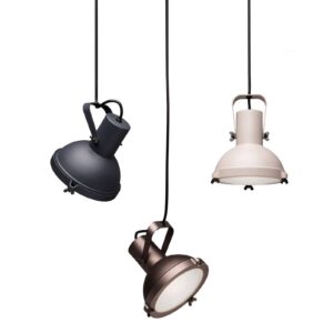 Svítidlo NEMO kávově hnědá matná hliník/sklo