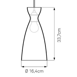 Svítidlo NYTA lesklá bílá ocel