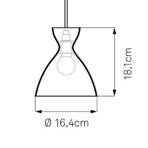Svítidlo NYTA lesklý černý ocel
