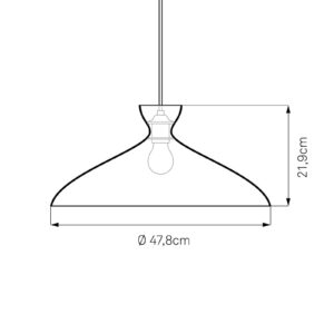 Svítidlo NYTA lesklá bílá hliník