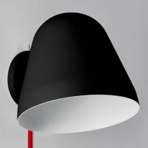 Svítidlo NYTA černý/červený hliník