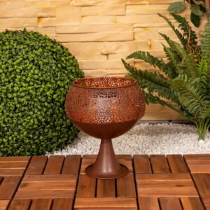 Svítidlo Näve rezavá kov/plast