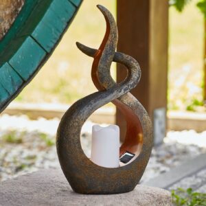 Svítidlo Näve hnědá kov/plast