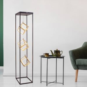 Svítidlo Näve černá/zlatá železo/plast