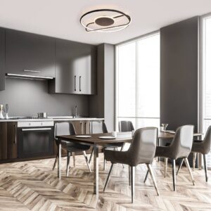 Svítidlo Näve černá/bílá Železo/hliník/silikon