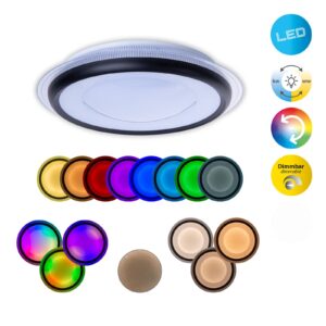 Svítidlo Näve černá kov/plast