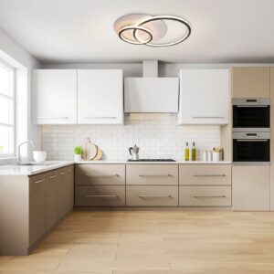 Svítidlo Näve černá/bílá Železo/hliník/silikon