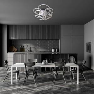 Svítidlo Näve nikl satinovaný hliník/silikon