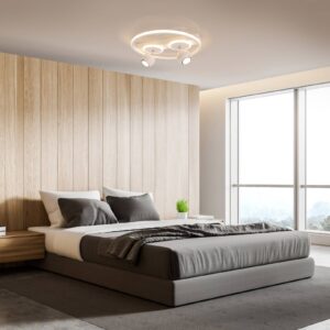 Svítidlo Näve matná bílá železo/akryl/silikon