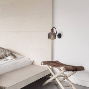 Svítidlo Näve černá/zlatá kov