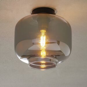 Svítidlo Näve antracit/transparentní sklo/kov