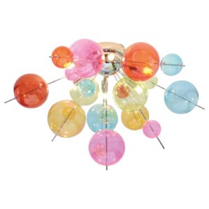 Svítidlo Näve rozmanitá/chrom sklo/kov