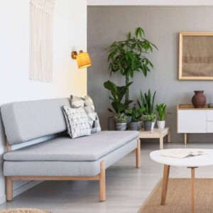 Svítidlo Näve chrom matný/béžová ocel/textil