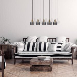 Svítidlo Näve černá/zlatá kov