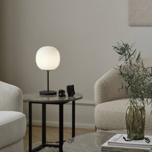 Svítidlo New Works černá/bílá ocel/opálové sklo