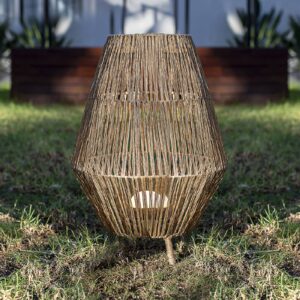 Svítidlo Newgarden světlé dřevo mořská tráva