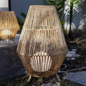 Svítidlo Newgarden světlé dřevo mořská tráva