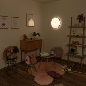 Svítidlo Niermann Standby bílá/růžová kov/PMMA