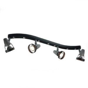 Svítidlo Niermann Standby černá/stříbrná polykarbonát