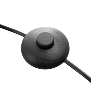 Svítidlo Nino Leuchten černá/přírodní kov/travní výplet